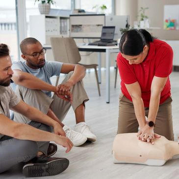 Hands-On CPR Training
Our in-person classes provide interactive, instructor-led training in CPR, AED