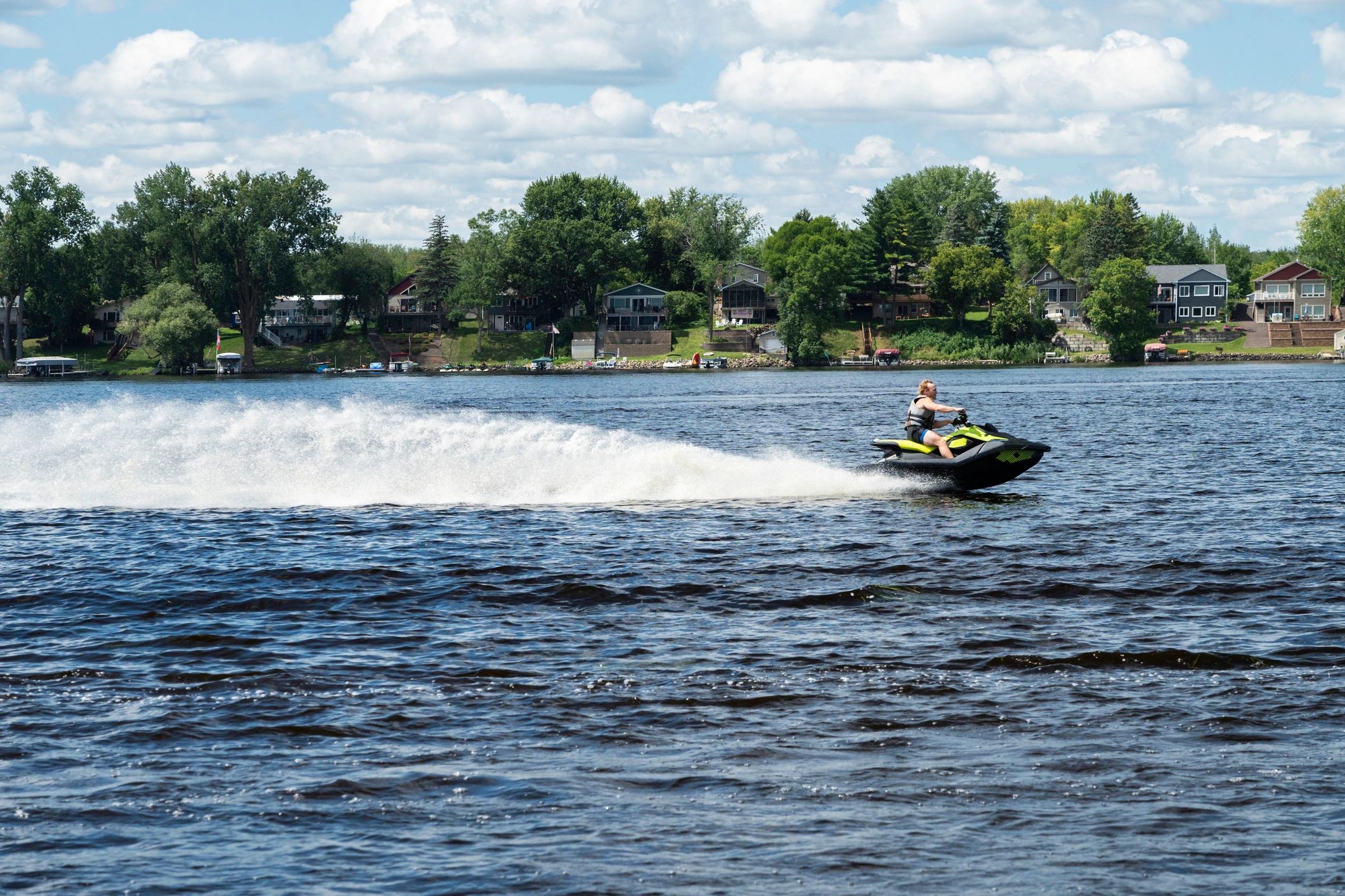 person on a jet ski