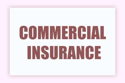 Text reading 'COMMERCIAL INSURANCE' in bold.