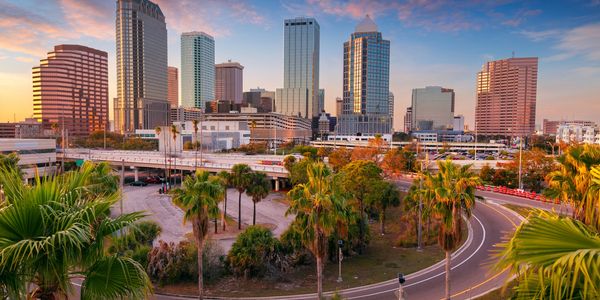 A photo of high rise buildings in Downtown Tampa Florida