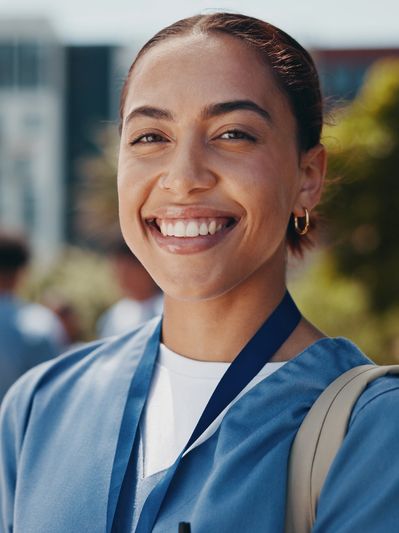 a woman giving still for picture