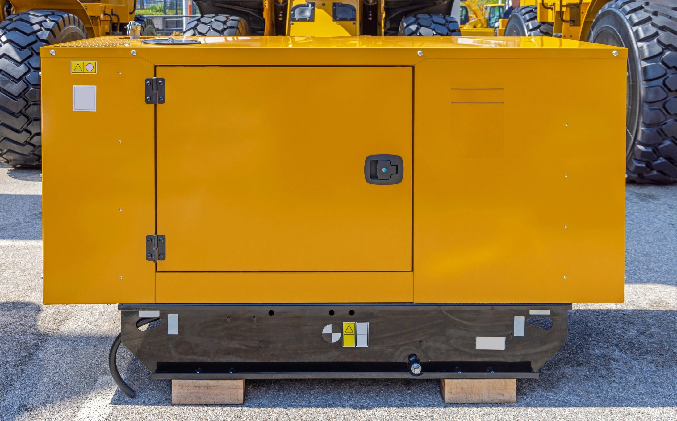 Genset on pallet