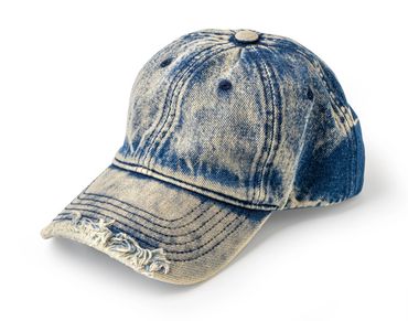 Stylish black and brown cap with embroidered flames.