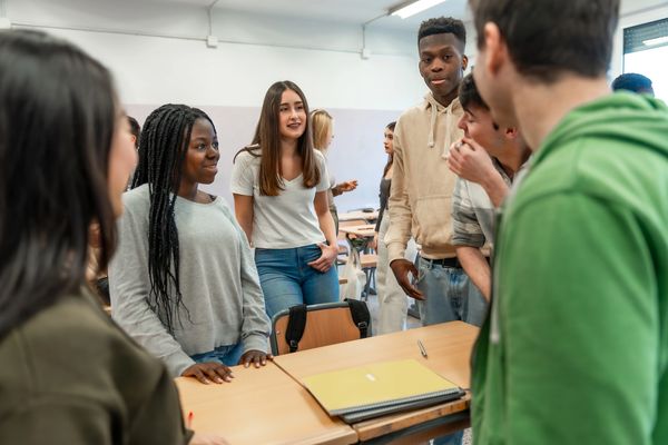 Deep conversations in the classroom.