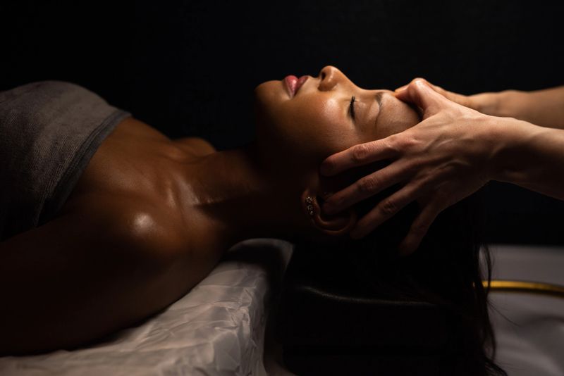 Facial massage.
