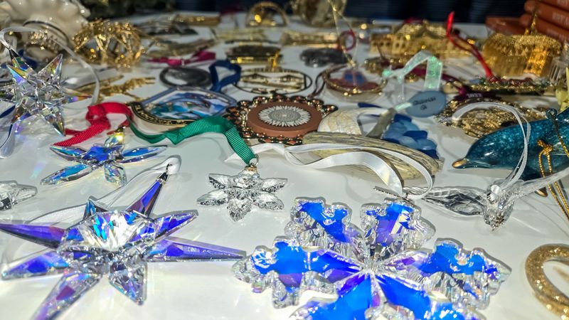 Crystal Christmas Star/Snowflake Ornaments