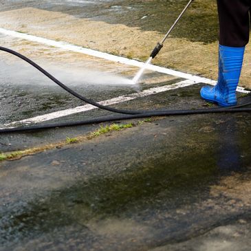 parking lot cleaning