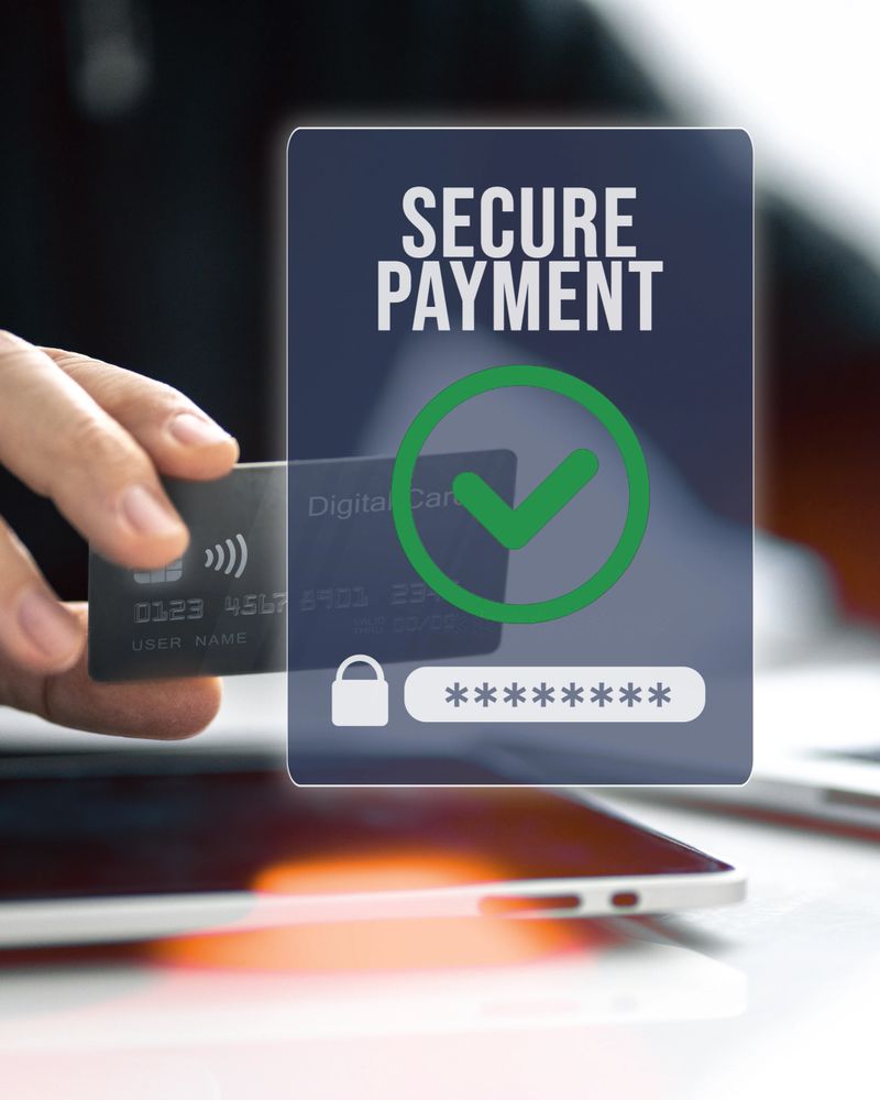 Man using credit card and paying via mobile banking app. Internet payment, online shopping, concept.