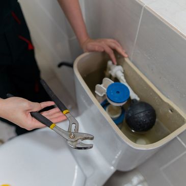 Residential Toilet repair.