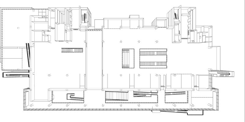 3D illustration of building project
