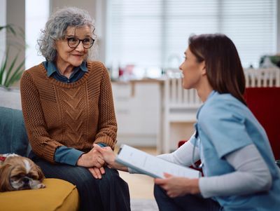 Tailored Care LLC is conducting an assessment with the client