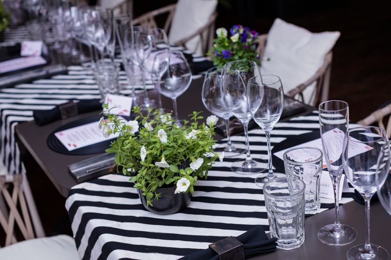 Kenyan Wedding reception setup details