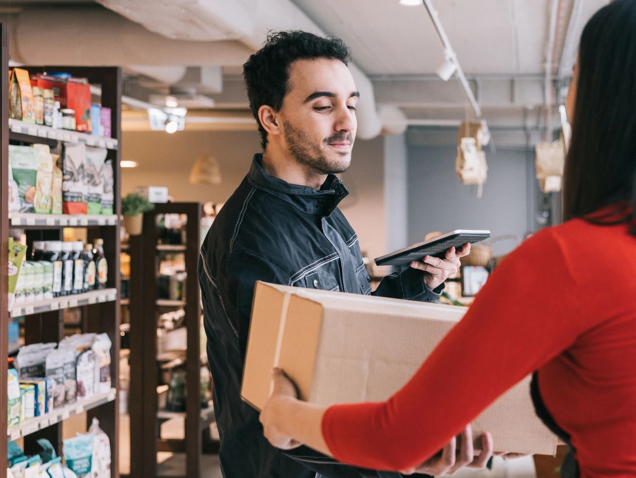 Package delivery driver