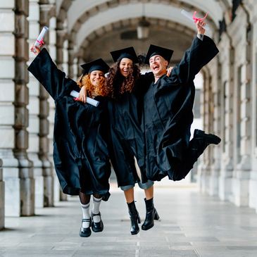college graduates celebrating their success