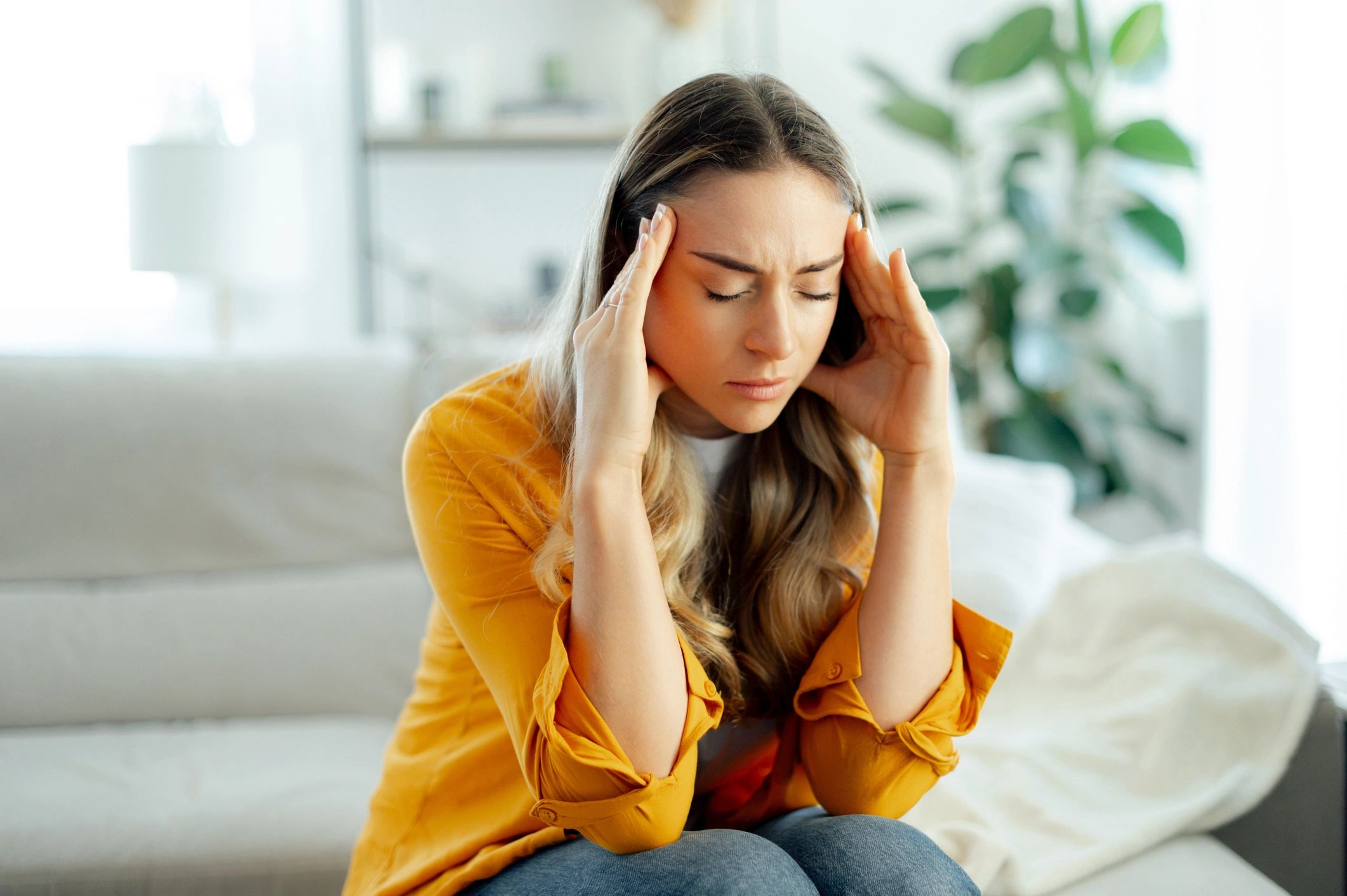 Anxious person