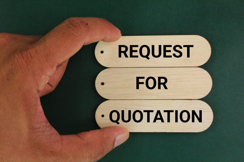 hand and stick with the word Request for quotation or RFQbusiness, finance, communication, internet, corporate, management, company, quote, price, speech, contract, conversation, process, chat, agreement, payment, discussion, feedback, definition, quality, quotation mark, messenger, dialogue, opinion, quantity, testimonial, abbreviation, comment, communicate, consultation, consulting, contact, description, dialog, document, double, inverted, mark, mention, message, quotation, quote icon, quote mark, remark, request, speak, talk