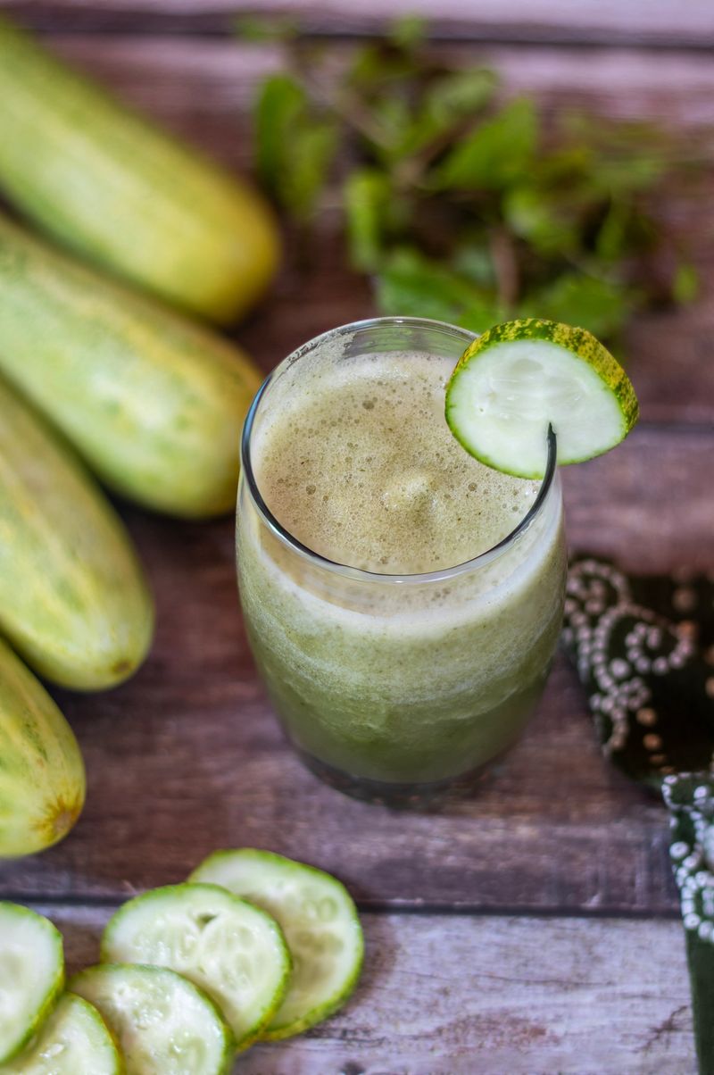 Cucumber juice is refreshing, hydrating, low-calorie, and packed with vitamins, promoting skin health, digestion, detoxification, and overall wellness with a crisp flavor.