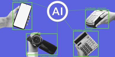 AI detecting various electronic devices.