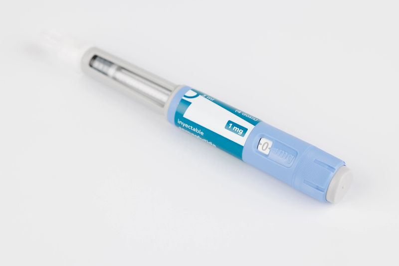 Slim Semaglutide pens for weekly injection therapy against diabetes and obesity.