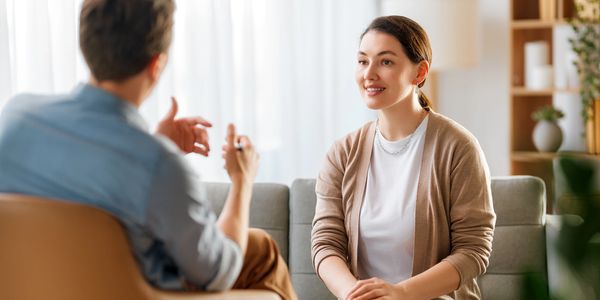 Client and therapist building rapport in a Fort Collins therapy session