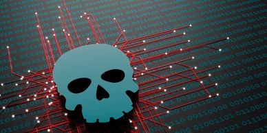 Picture of virus and spyware removal computer service