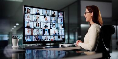 Zoom Video conferencing image.