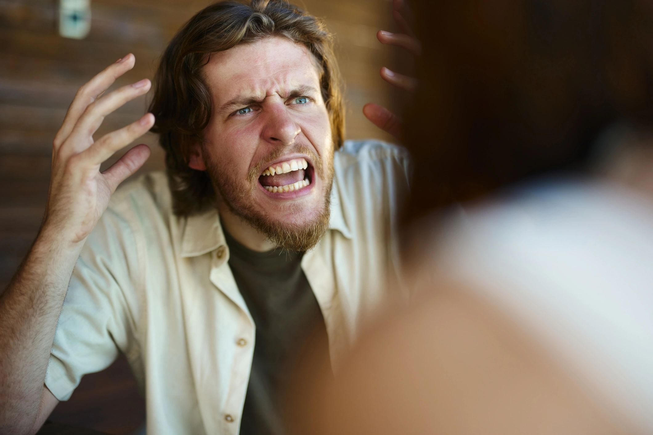 Angry man