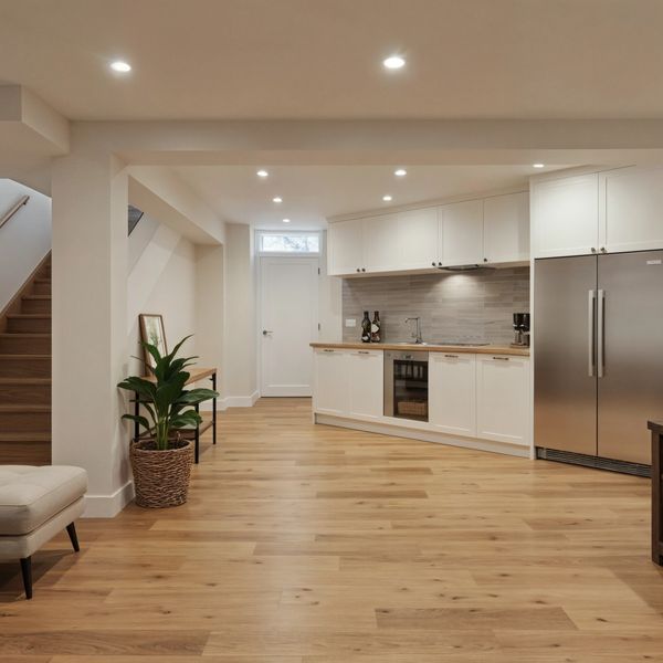 New layout with wet bar