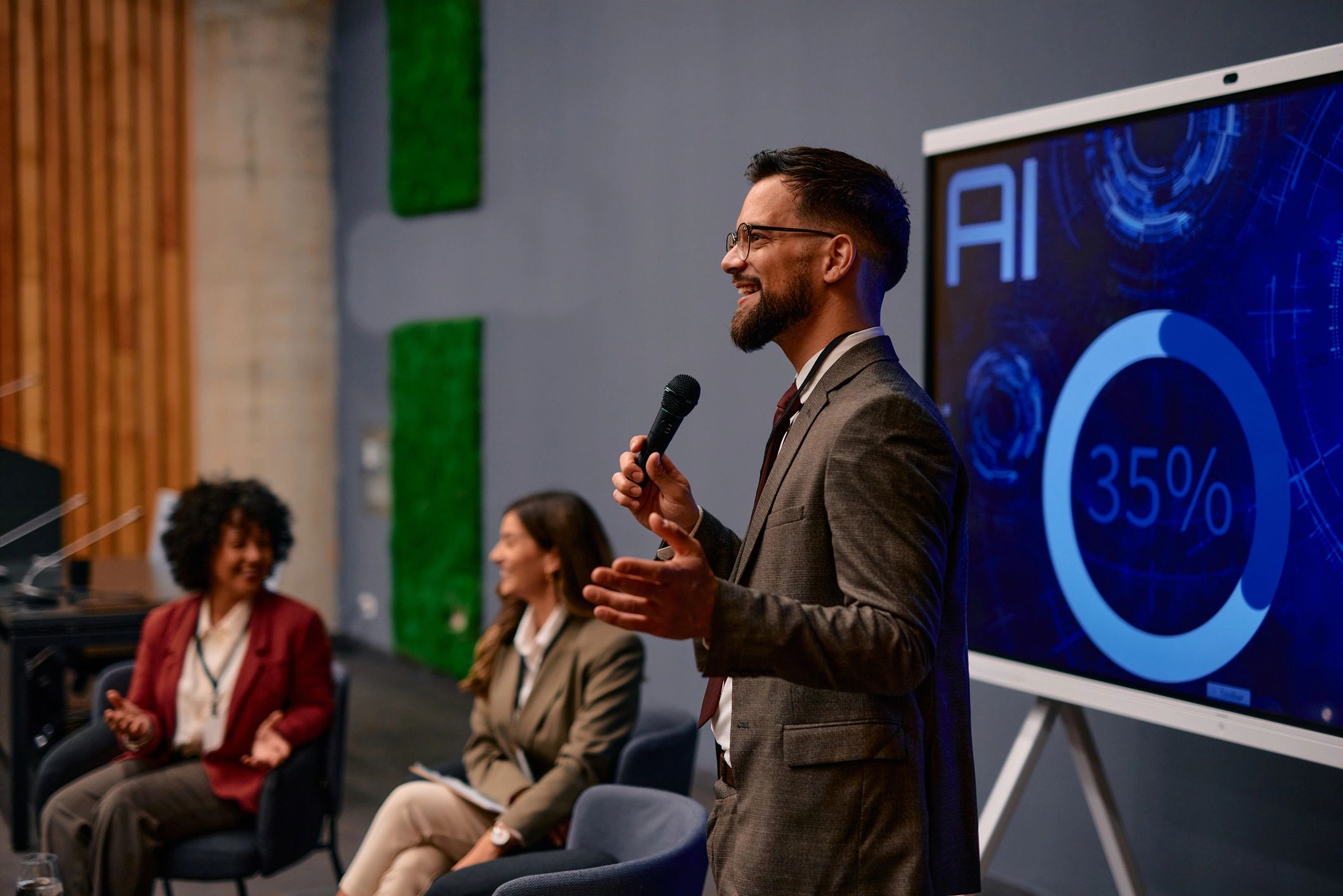 Leaders exploring the future of AI strategy
