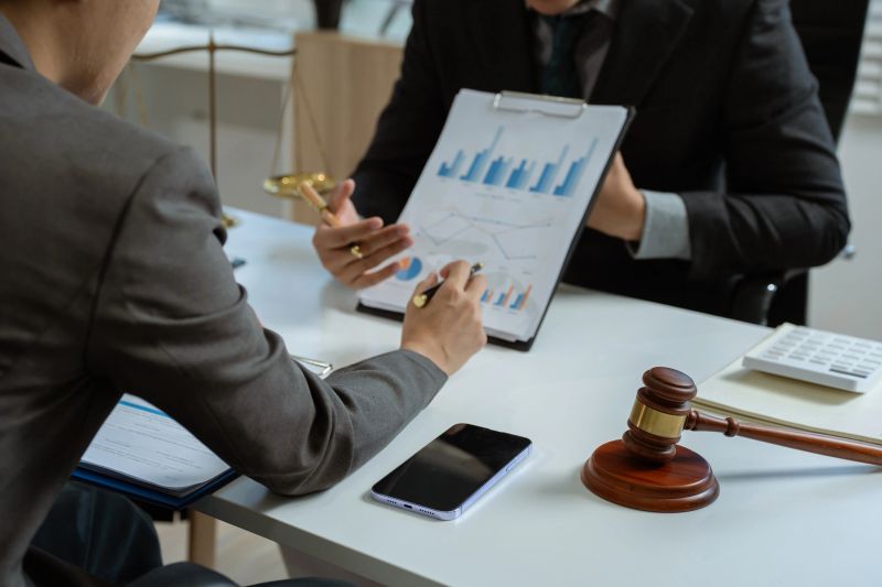 legal and corporate consultation concept focusing on law, advice, and business agreements.
