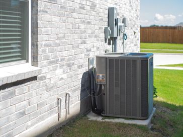 Residential air conditioning system installed by JFam Heating & Air Conditioning in the Memphis area.