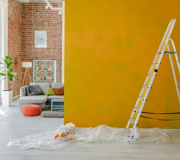 Modern living room makeover.