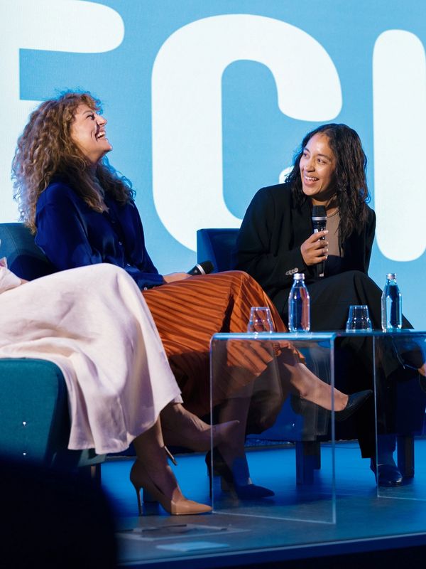 Corporate panel discussion representing Charlotte’s conferences, expos, and business events.