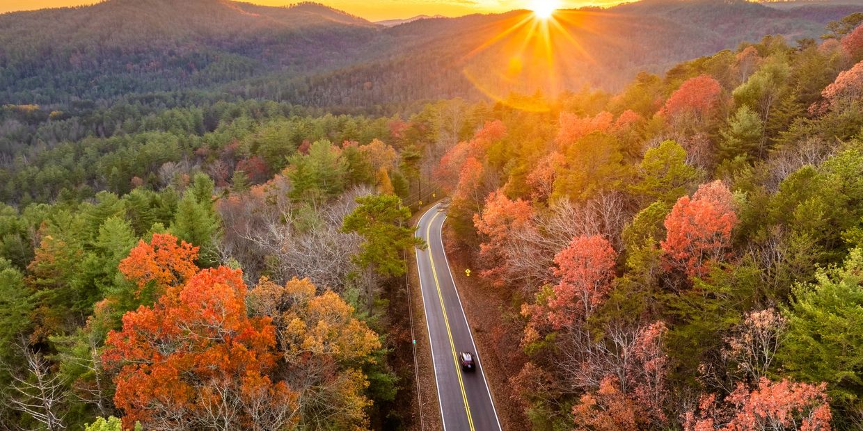 Great Smoky Mountains National Park offers a peaceful and timeless setting for a final farewell.