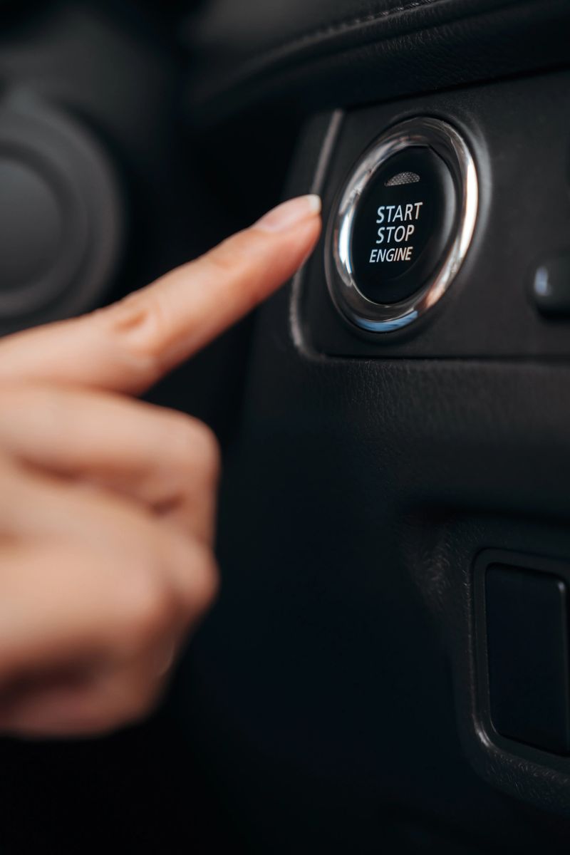 Mitsubishi xpander car on countryside road, Location Huai Prue Reservoir, Nakhon Nayok District, Thailand