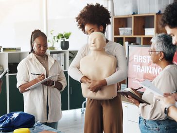 teaching cpr and choking 