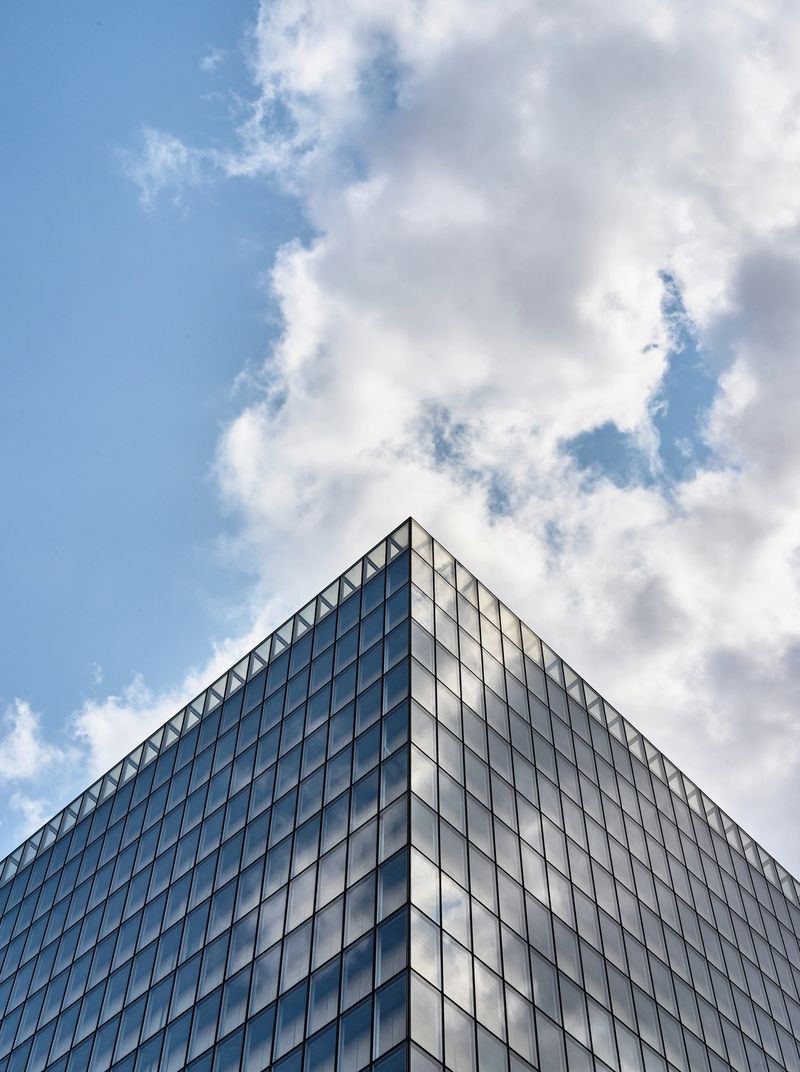 Reflections of the City: Minimalist Facade