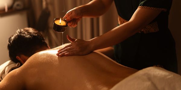 Peaceful massage session.