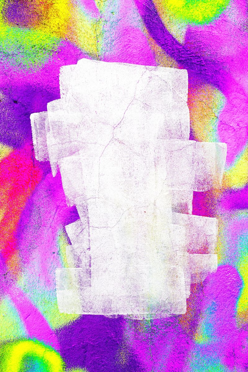 Acid pastel abstract texture with neon purple, pink, yellow. 90s,Y2K style, vivid colors, dynamic surface. Posters, flyers, modern 90s digital art,2000s creative banner, summer visuals.