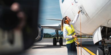 Operations manager, baggage handler, dispatcher, marshaller, load master, ramp workers, passenger