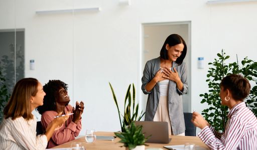 Team collaborating in a high-pressure project environment