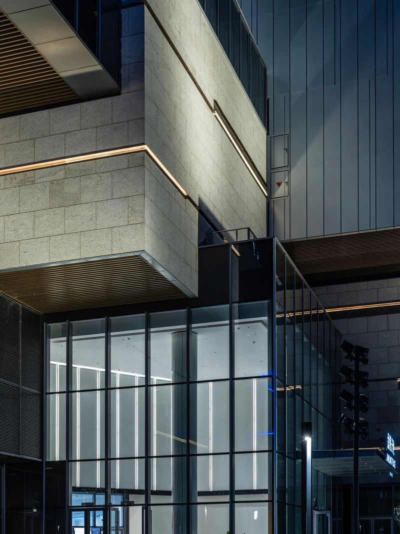 Modern office buildings in the city