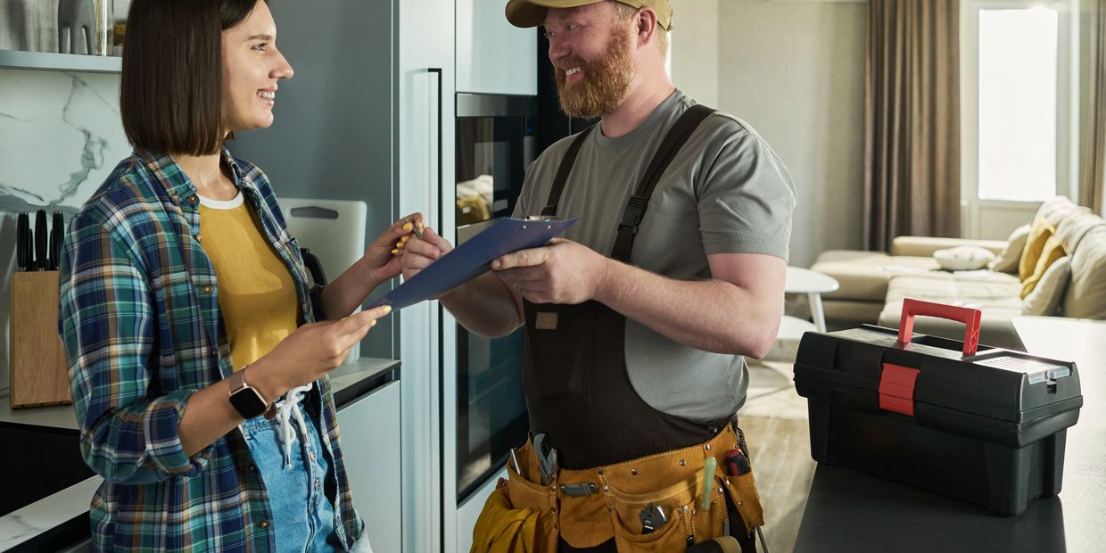 Handyman happy customer