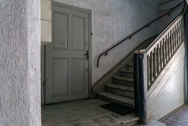 Stairs going up inside the house