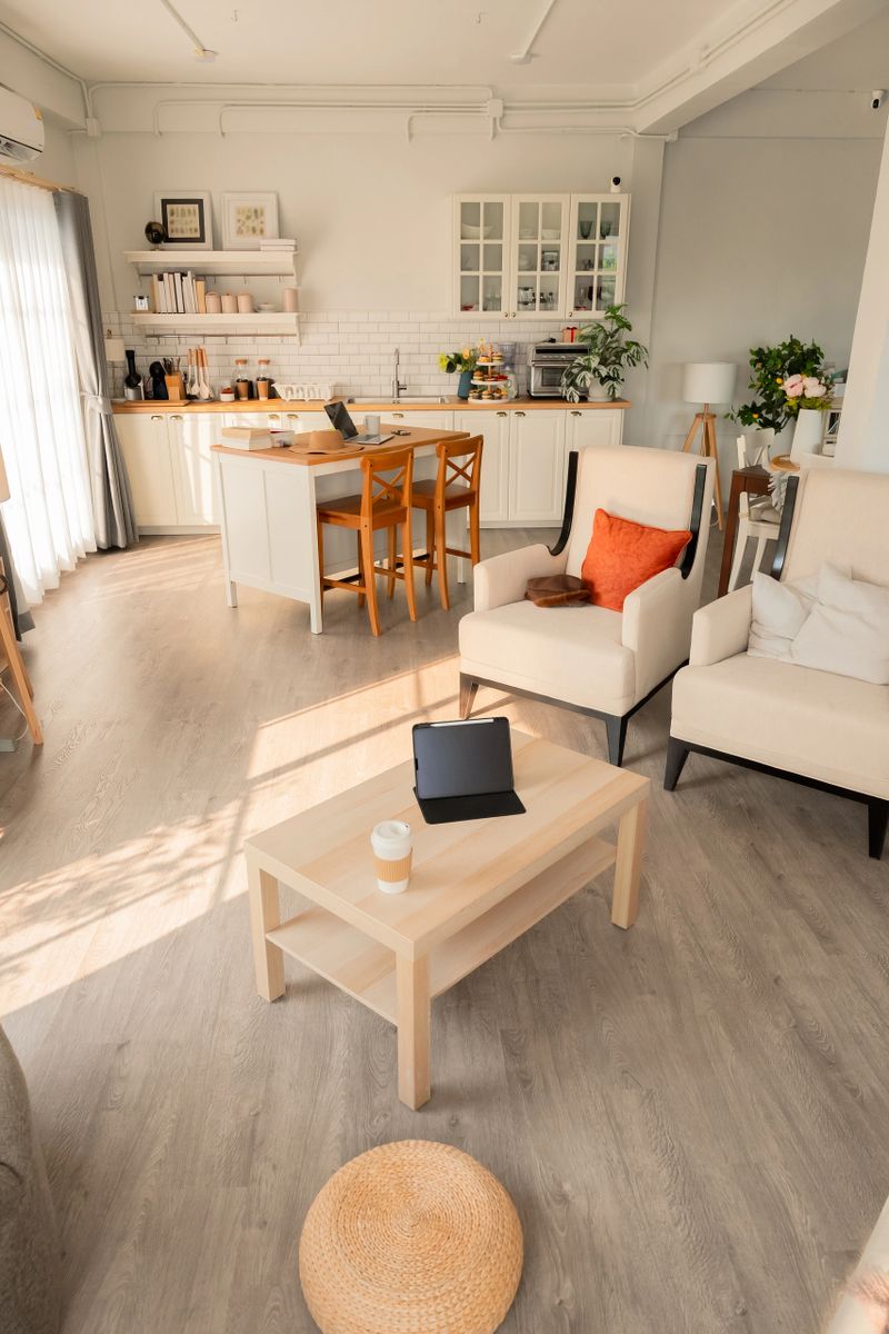 showflat home interior design family area with pantry kitchen daylight contemporary interior decorate design element