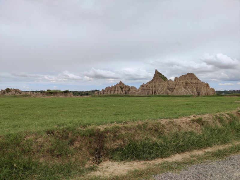 Hathiya Canyons in Sohawa Punjab Pakistan display eroded peaks and visible sediment layers that reveal the natural history of the region. These geological wonders highlight the ancient processes that shaped the land.