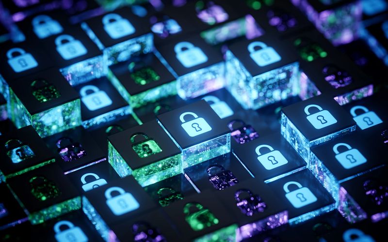 Phishing Cyber Security Ransomware Fingerprint Email Encrypted Technology, Digital Information Protected Secured