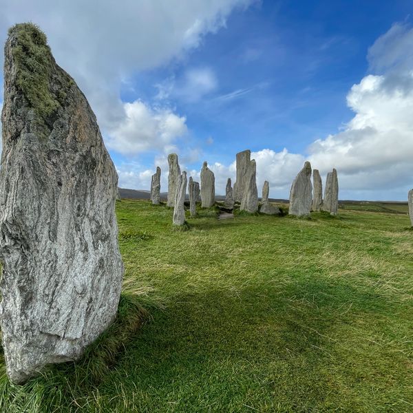 An ancient stone circle