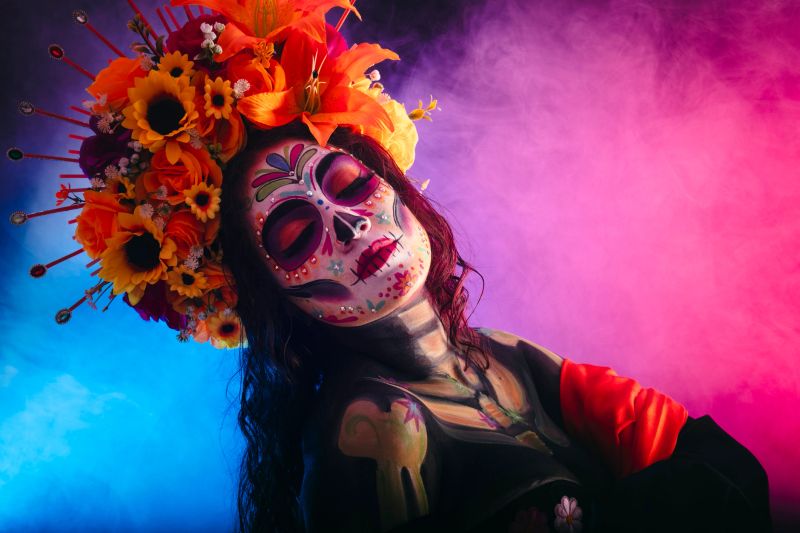 La Catrina. An iconic, elegant, and sophisticated character from Mexico's Day of the Dead celebrations.