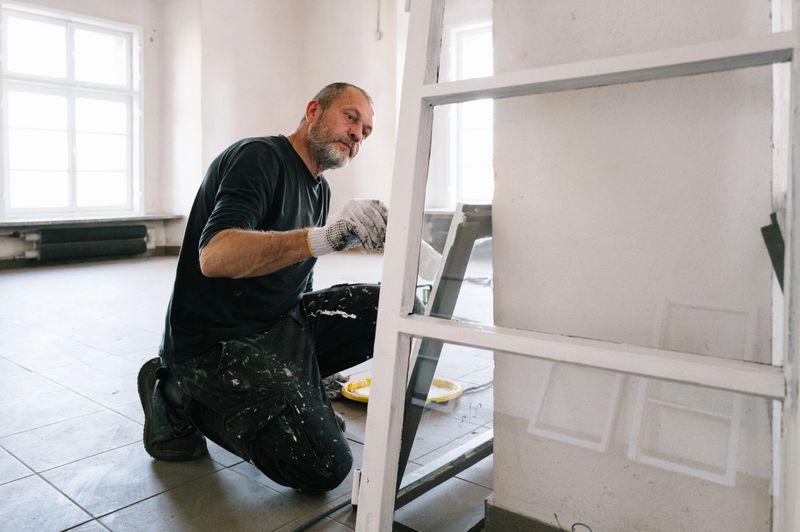 Renovation work on a historic villa